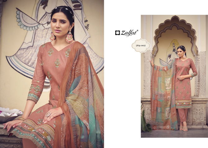 Tamanna Vol 3 By Zulfat Cotton Dress Material Catalog